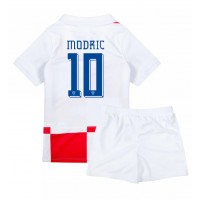 Kroatia Luka Modric #10 Hjemmedraktsett Barn EM 2024 Kortermet (+ Korte bukser)